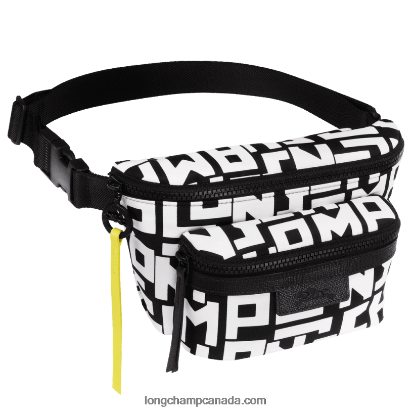 Longchamp Le Pliage LGP Belt bag M VJ2H4455 Black/White