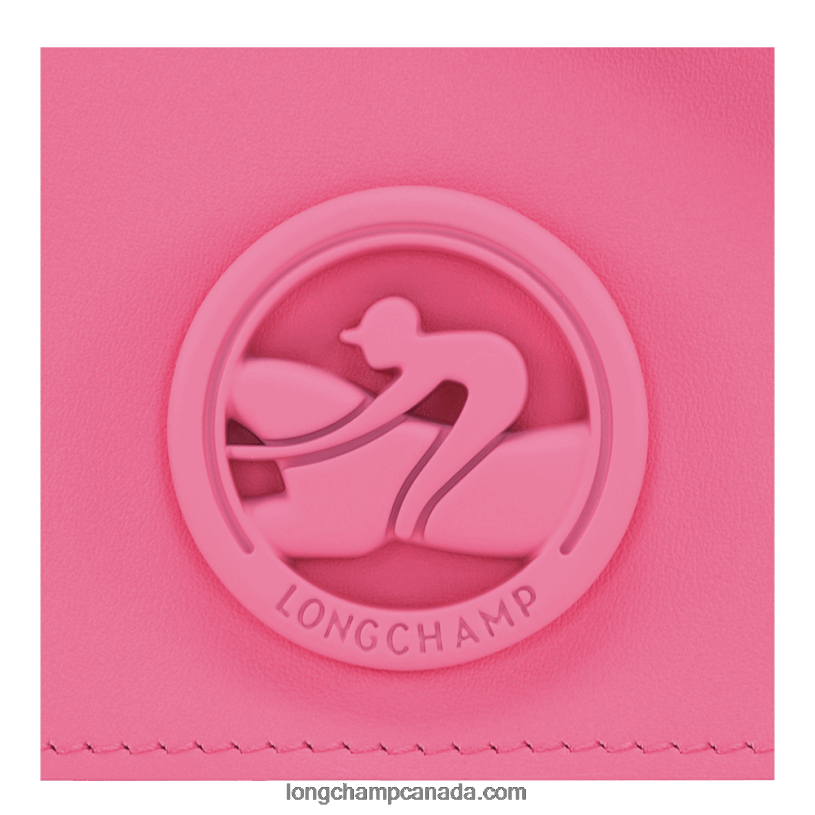 Longchamp Box Trot Coin purse with leather lace VJ2H4515 Candy