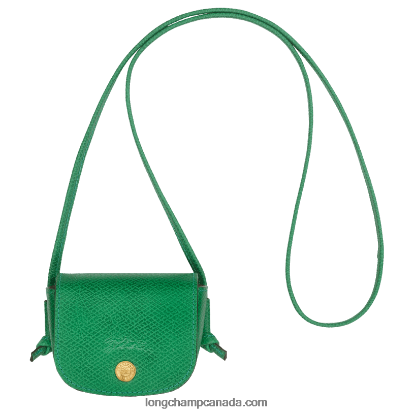 Longchamp Epure Coin purse with leather lace VJ2H4534 Green