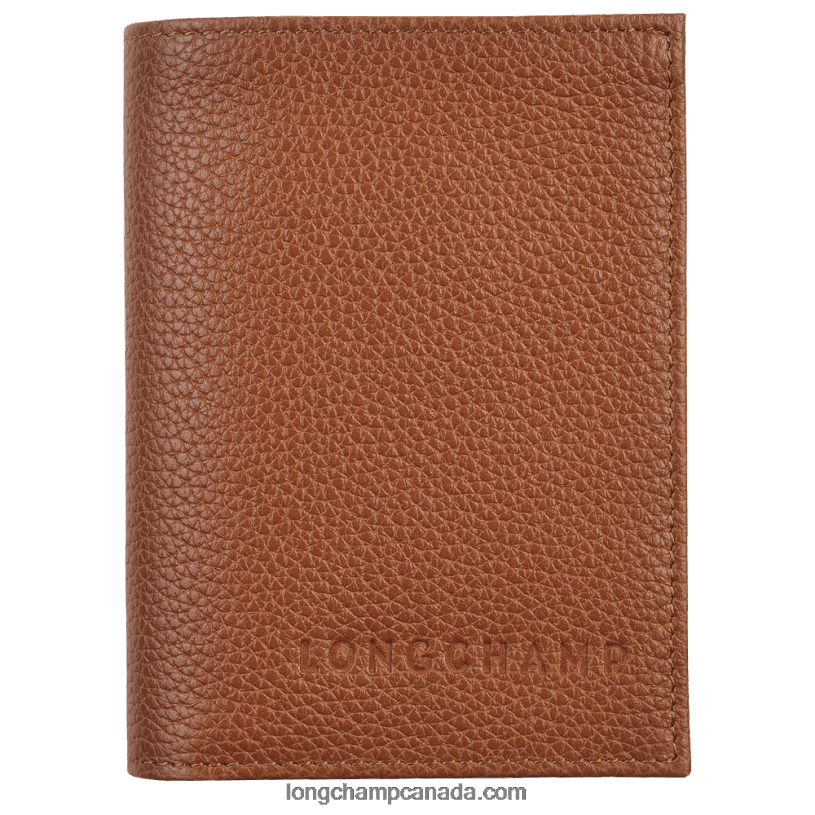 Longchamp Le Foulonne Card holder VJ2H4658 Caramel