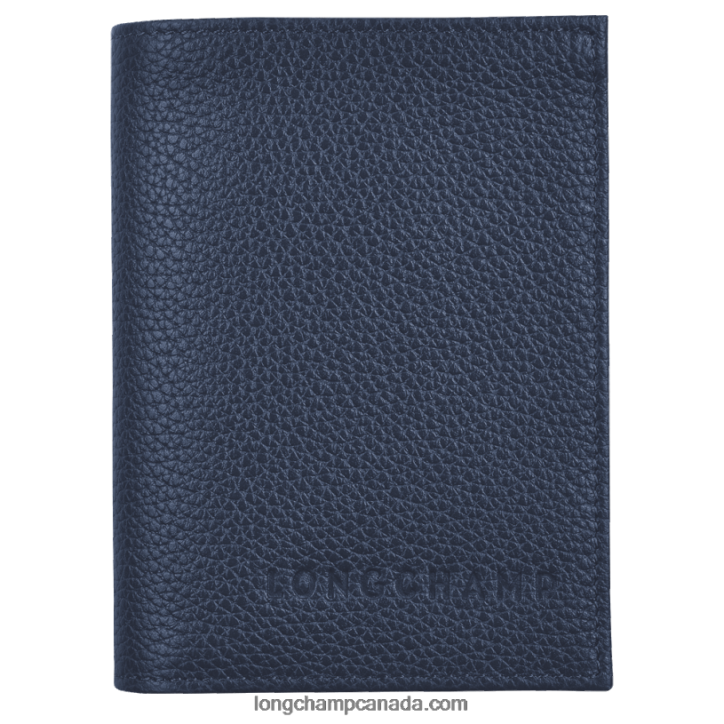 Longchamp Le Foulonne Card holder VJ2H4661 Navy