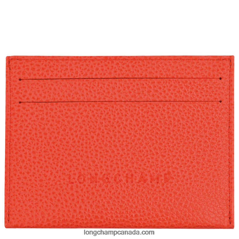 Longchamp Le Foulonne Cardholder VJ2H4644 Orange