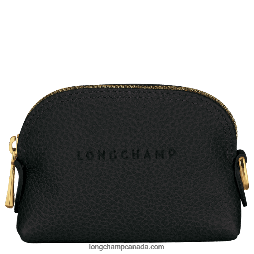 Longchamp Le Foulonne Coin purse VJ2H4524 Black
