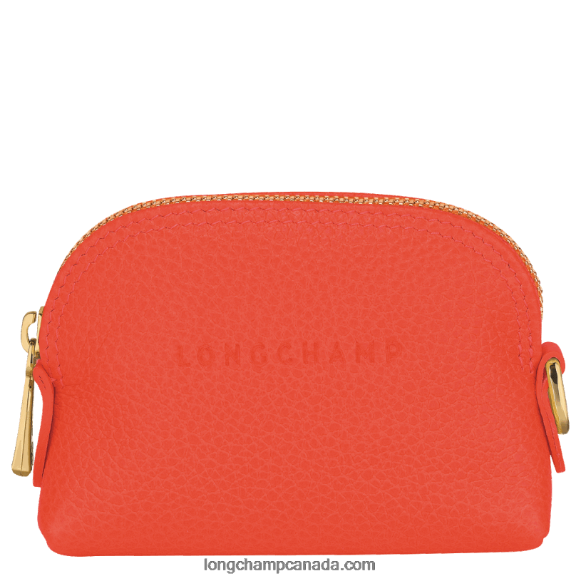 Longchamp Le Foulonne Coin purse VJ2H4525 Orange