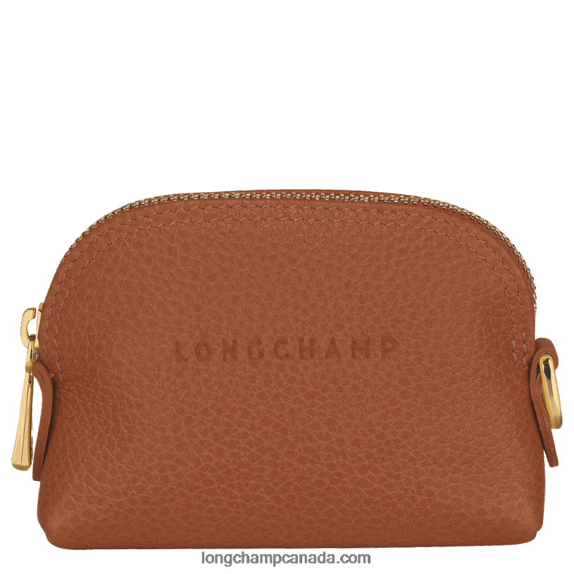 Longchamp Le Foulonne Coin purse VJ2H4526 Caramel