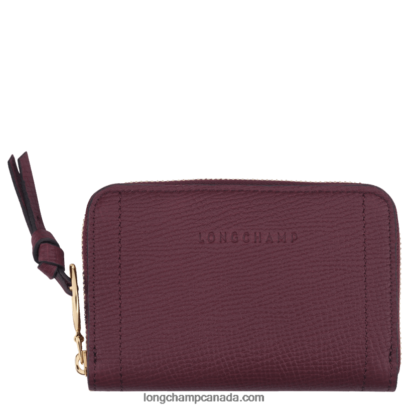 Longchamp Mailbox Coin purse VJ2H4537 Burgundy