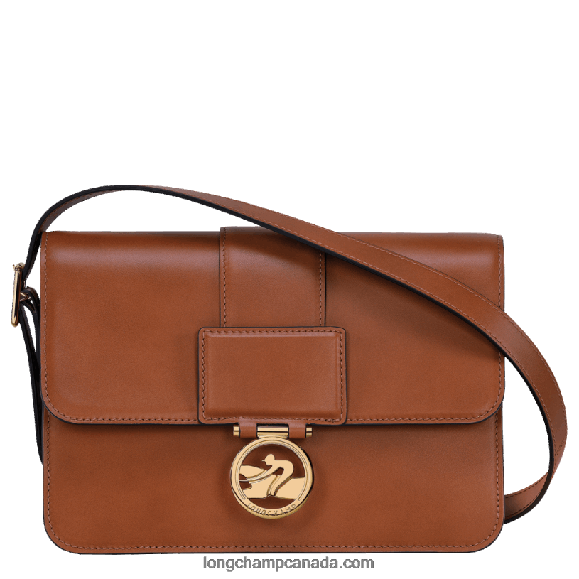 Longchamp Box Trot Crossbody bag M VJ2H4233 Cognac