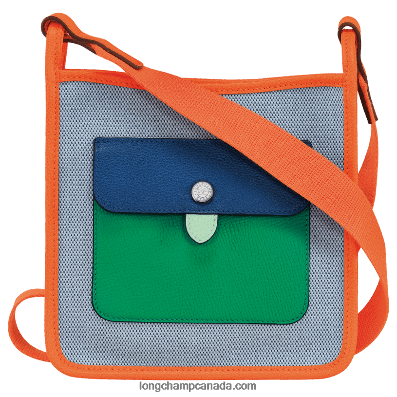 Longchamp Le Foulonne Crossbody bag S VJ2H4259 Blue/Orange