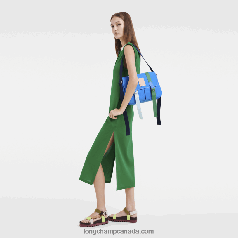 Longchamp Le Pliage Re Play Crossbody bag L VJ2H4207 Blue