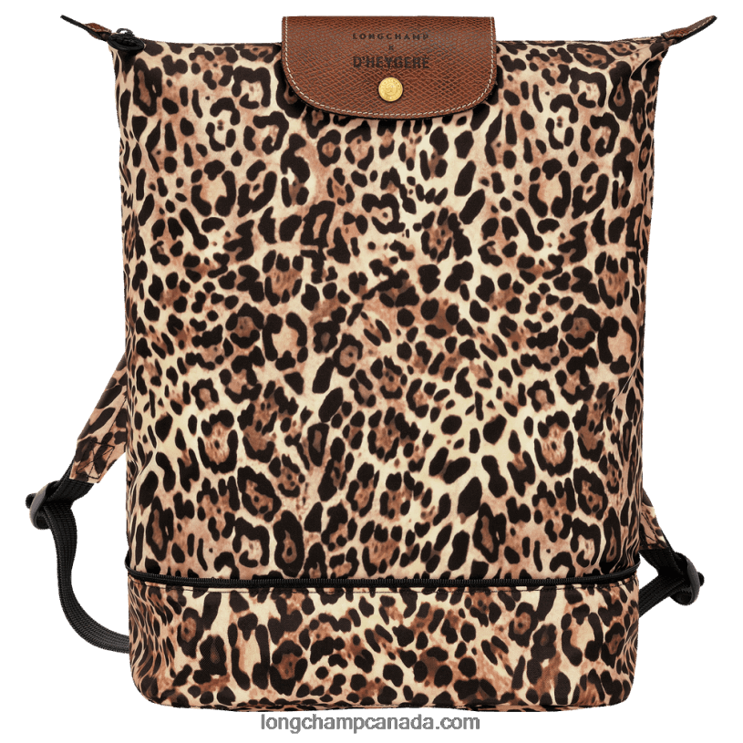 Longchamp X D'heygere Crossbody bag/Backpack VJ2H4322 Panther print