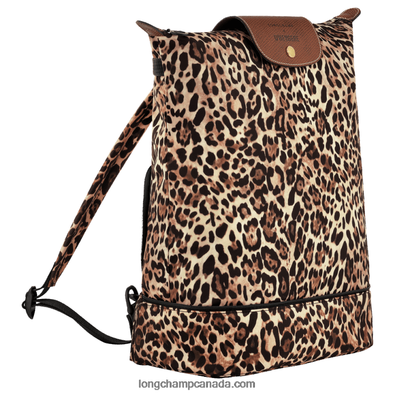 Longchamp X D\'heygere Crossbody bag/Backpack VJ2H4322 Panther print