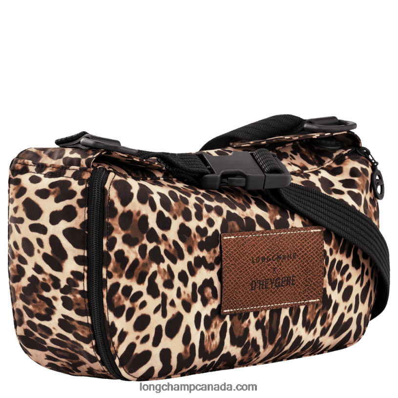 Longchamp X D\'heygere Crossbody bag/Backpack VJ2H4322 Panther print