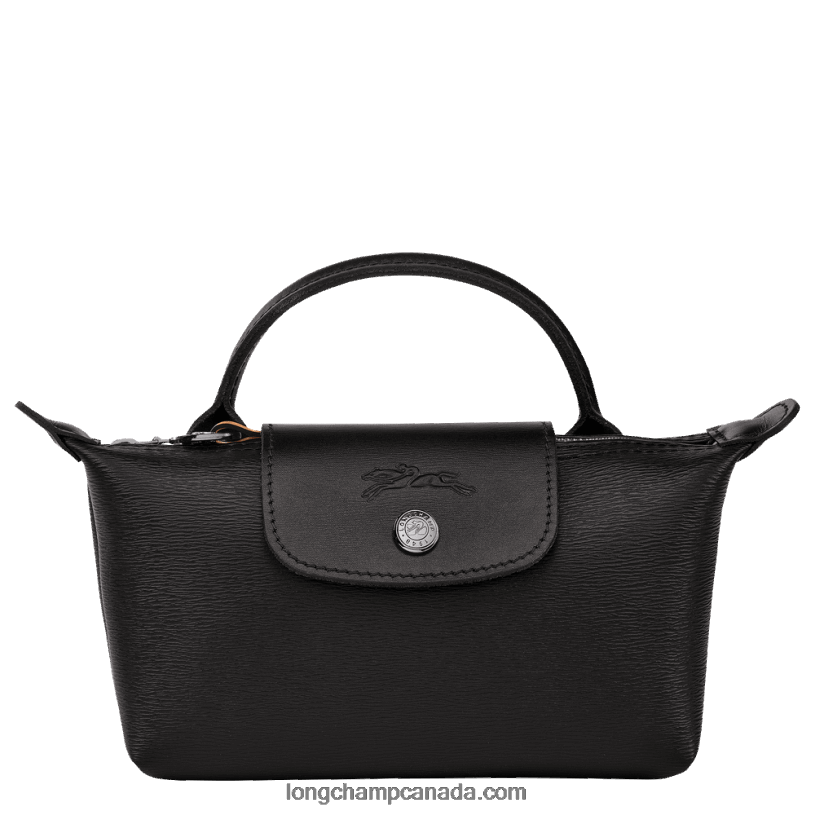 Longchamp Le Pliage City Pouch with handle VJ2H4678 Black