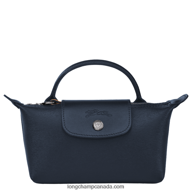 Longchamp Le Pliage City Pouch with handle VJ2H4680 Navy