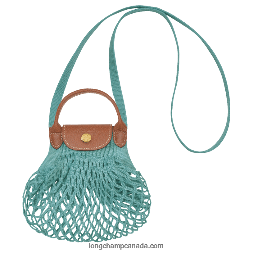 Longchamp Le Pliage Filet Mesh bag XS VJ2H4219 Lagoon