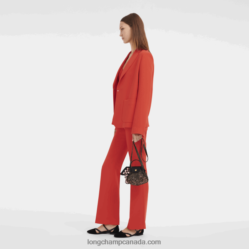 Longchamp Le Pliage Filet Mesh bag XS VJ2H4341 Black/Golden