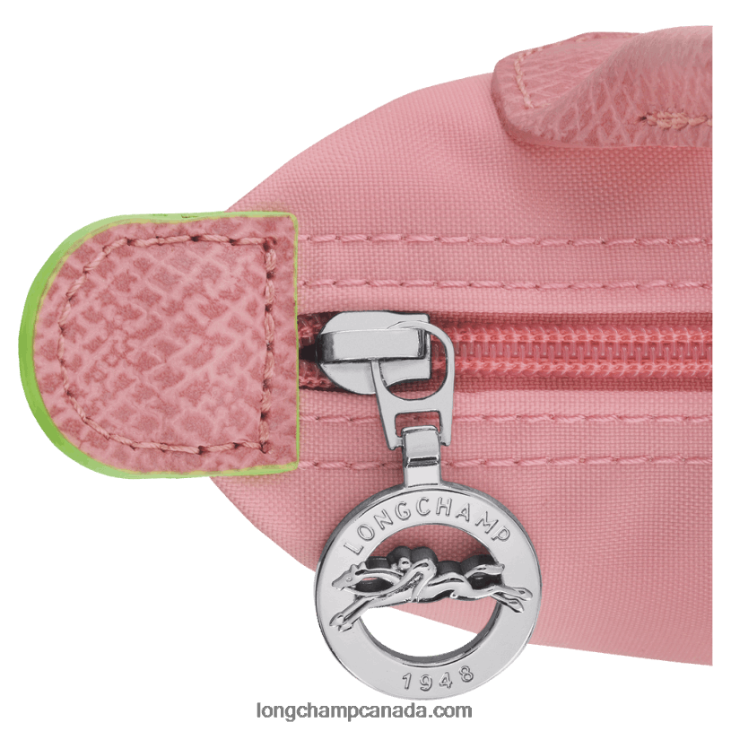 Longchamp Le Pliage Green Pouch with handle VJ2H4675 Petal Pink