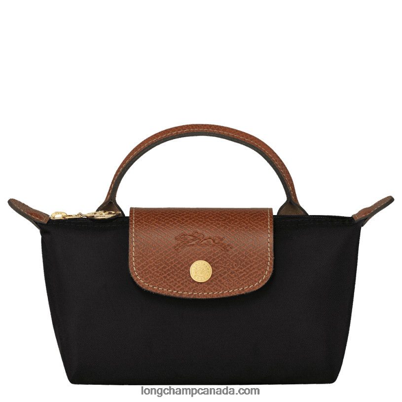 Longchamp Le Pliage Original Pouch with handle VJ2H4662 Black