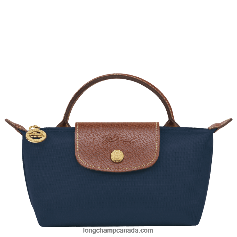 Longchamp Le Pliage Original Pouch with handle VJ2H4665 Navy