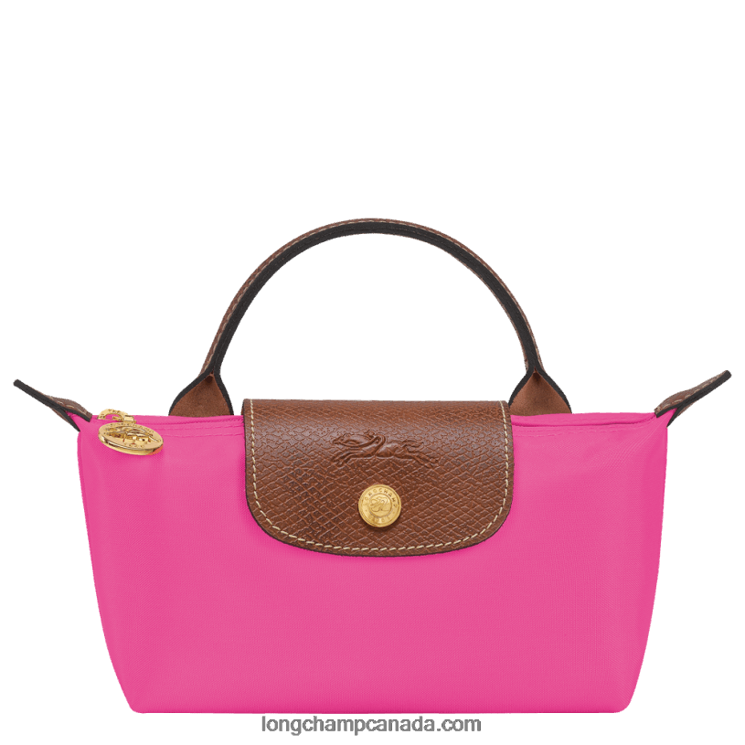 Longchamp Le Pliage Original Pouch with handle VJ2H4668 Candy