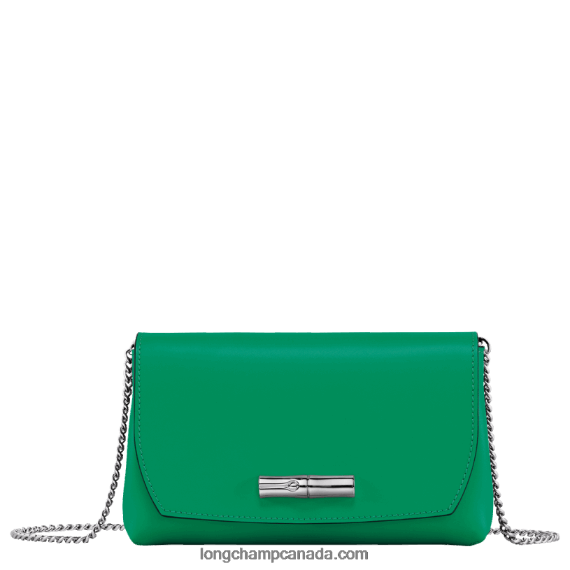 Longchamp Roseau Clutch VJ2H4248 Grass/Green Light