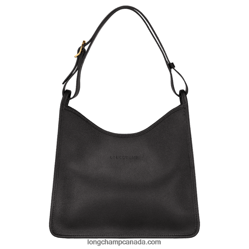 Longchamp Le Foulonne Hobo bag M VJ2H4388 Black