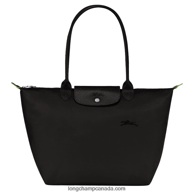 Longchamp Le Pliage Green Tote bag L VJ2H430 Black