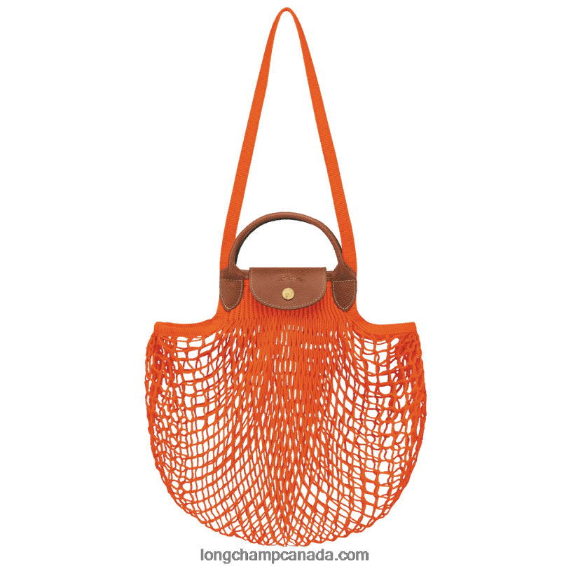 Longchamp Le Pliage filet Mesh bag L VJ2H43 Orange