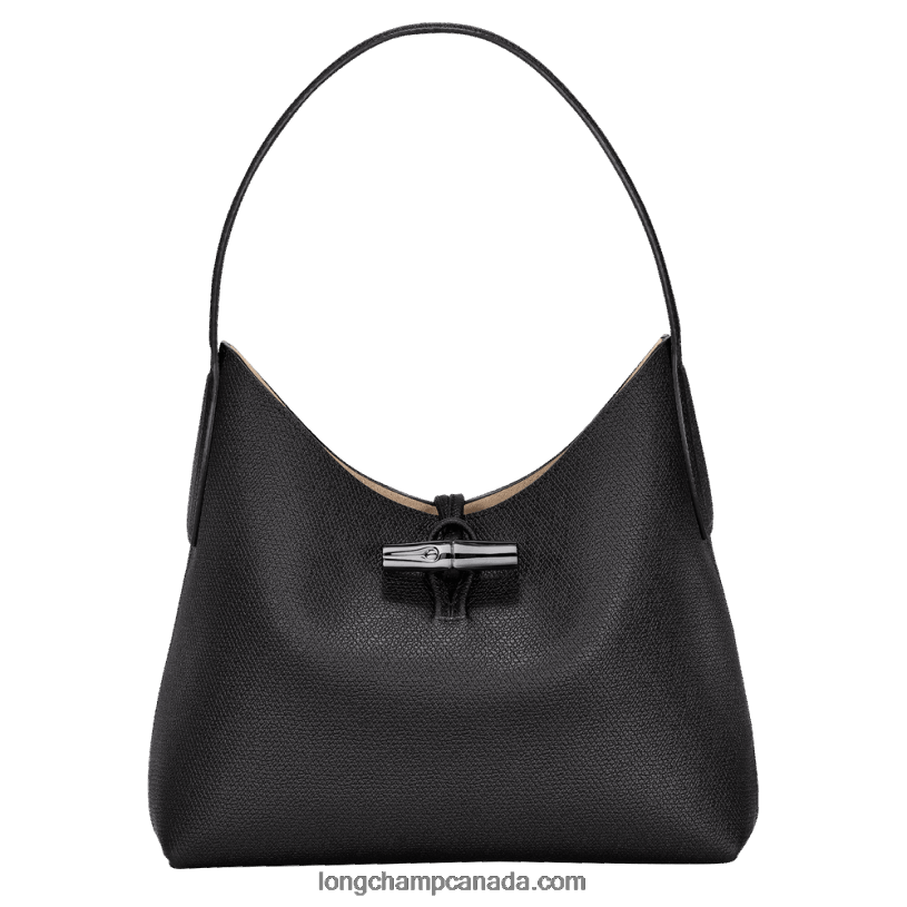 Longchamp Roseau Hobo bag M VJ2H4375 Black