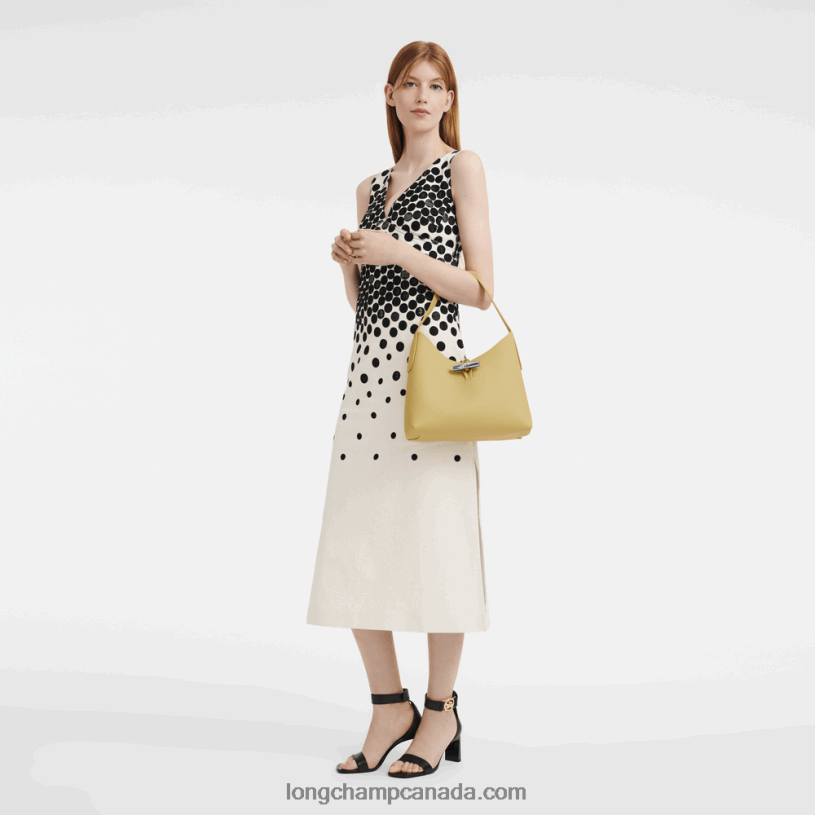 Longchamp Roseau Hobo bag M VJ2H4377 Corn