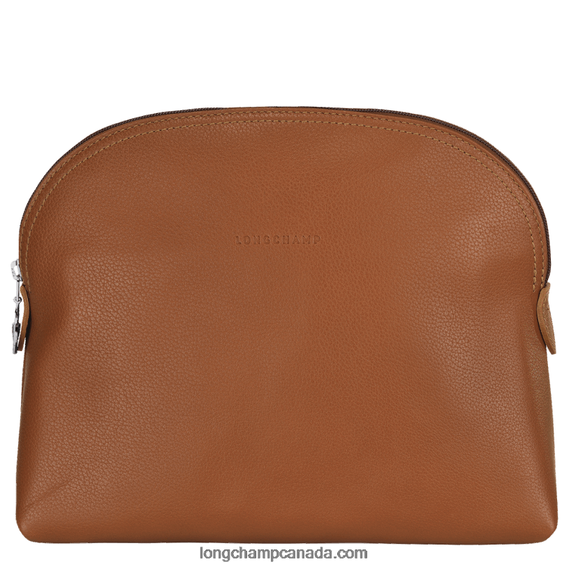 Longchamp Le Foulonne Toiletry case VJ2H4877 Caramel