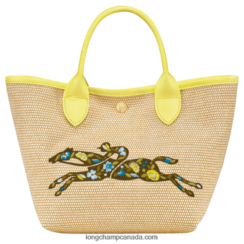 Longchamp Le Panier Pliage Basket bag S VJ2H460 Yellow