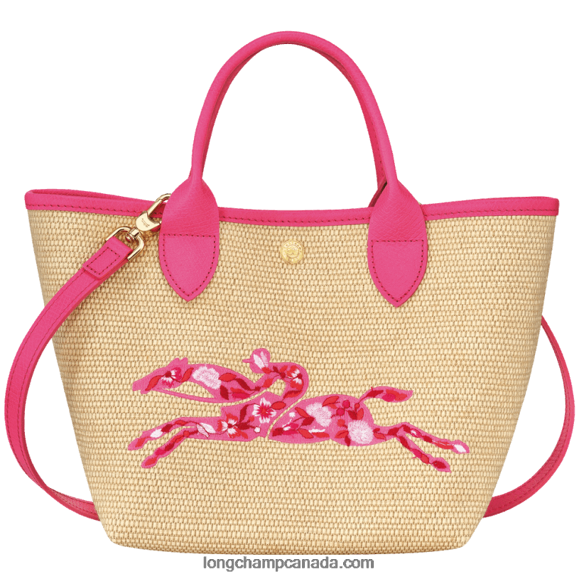 Longchamp Le Panier Pliage Basket bag S VJ2H462 Fuchsia
