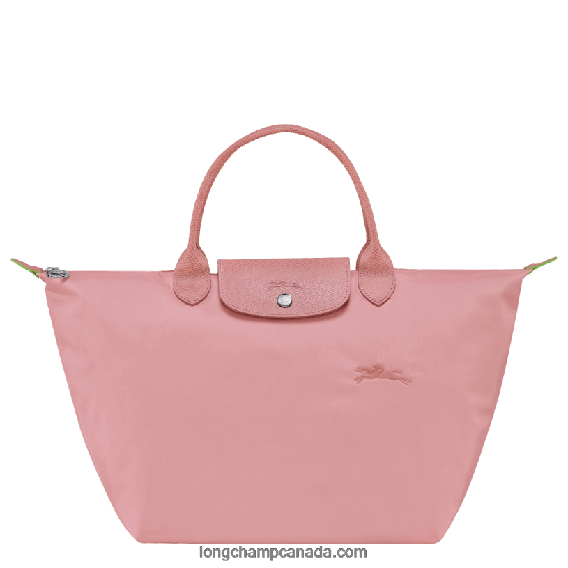 Longchamp Le Pliage Green Handbag M VJ2H4197 Petal Pink
