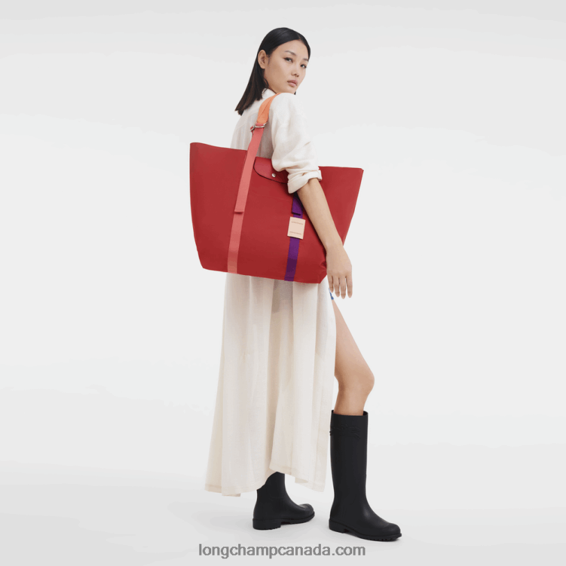 Longchamp Le Pliage Re Play Tote bag XL VJ2H458 Red