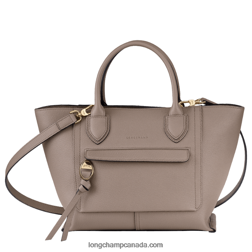 Longchamp Mailbox Handbag M VJ2H4168 Taupe