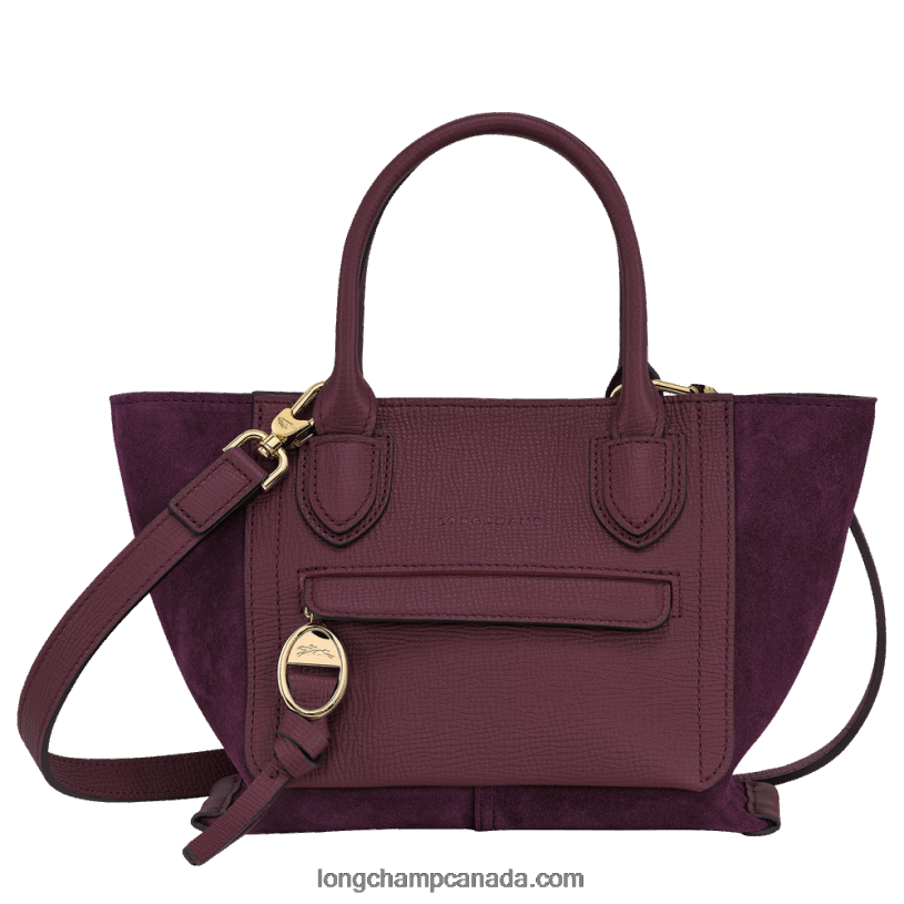Longchamp Mailbox Handbag S VJ2H4159 Burgundy