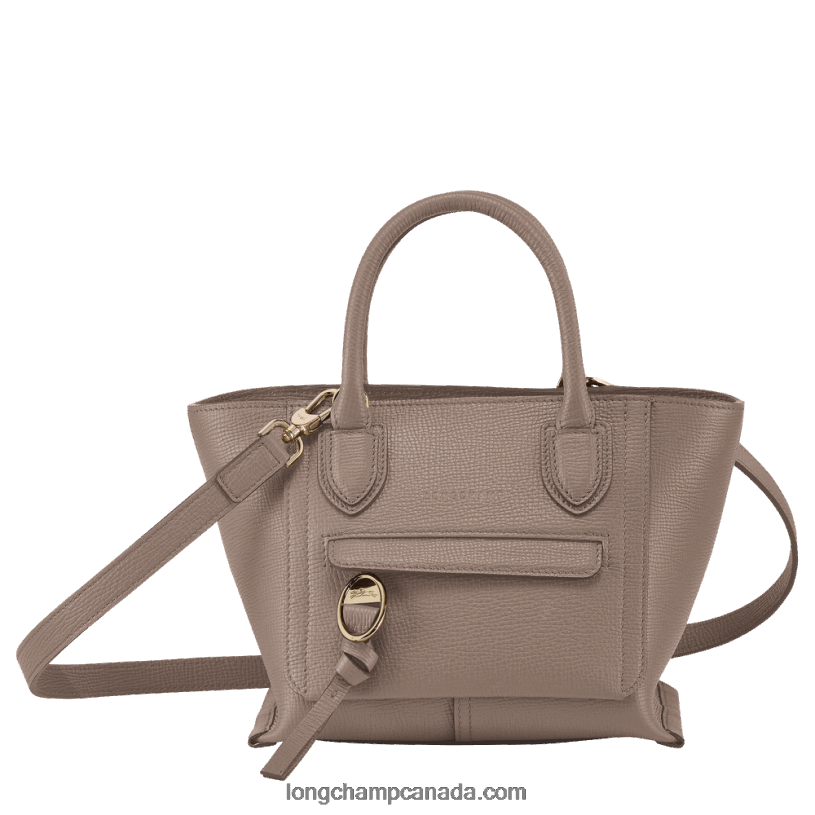 Longchamp Mailbox Handbag S VJ2H4164 Taupe