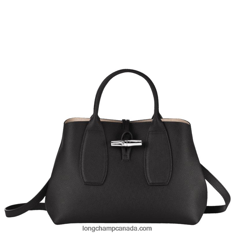 Longchamp Roseau Handbag M VJ2H4103 Black