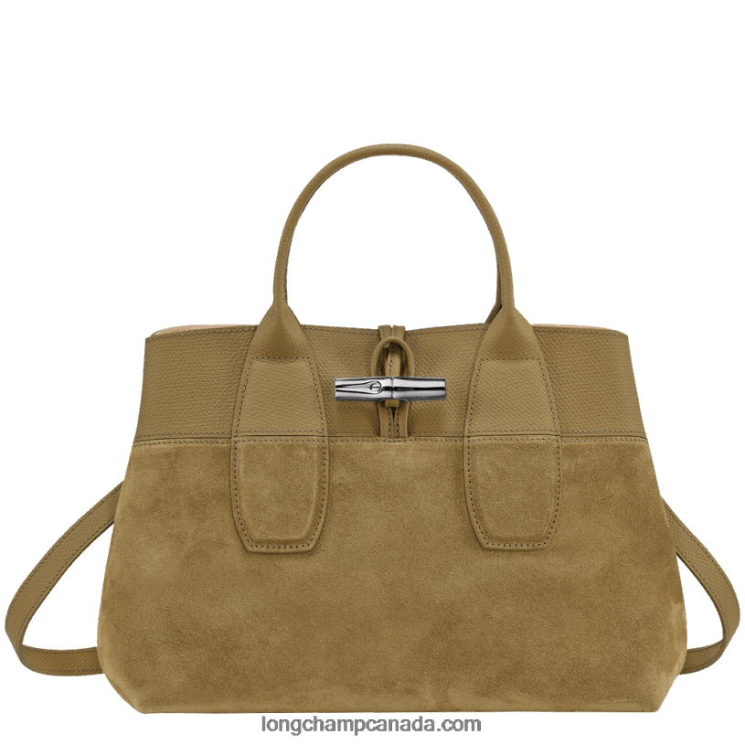 Longchamp Roseau Handbag M VJ2H4118 Bronze