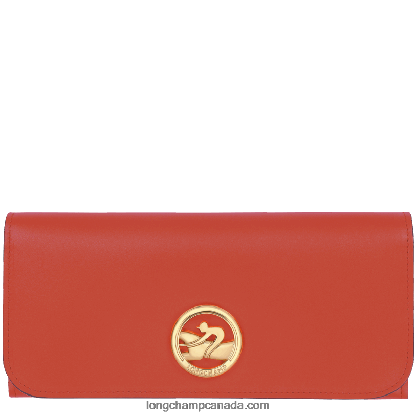 Longchamp Box Trot Continental wallet VJ2H4559 Orange