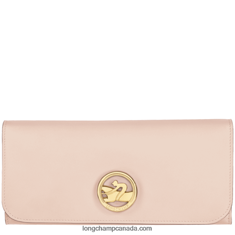 Longchamp Box Trot Continental wallet VJ2H4561 Pale Pink