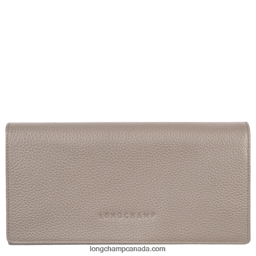 Longchamp Le Foulonne Continental wallet VJ2H4612 Turtledove