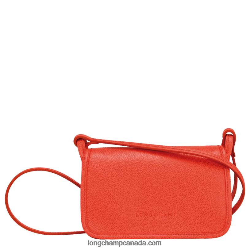 Longchamp Le Foulonne Wallet on chain VJ2H4328 Orange