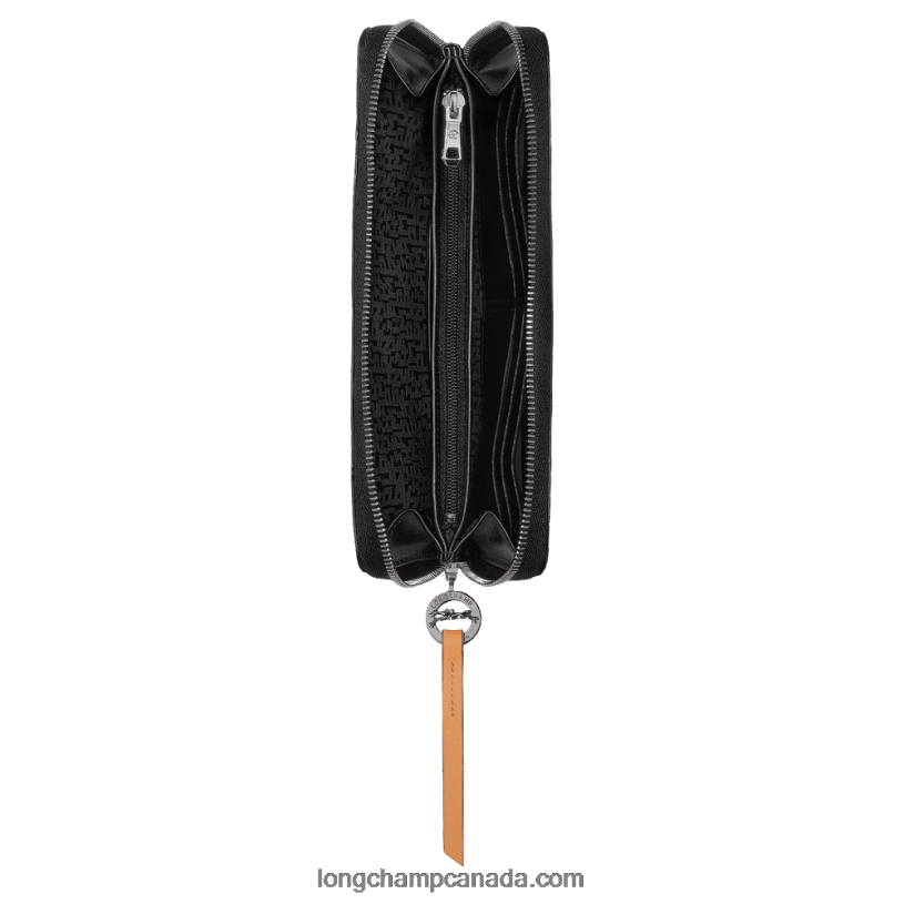 Longchamp Le Pliage City Wallet with zip around VJ2H4550 Black