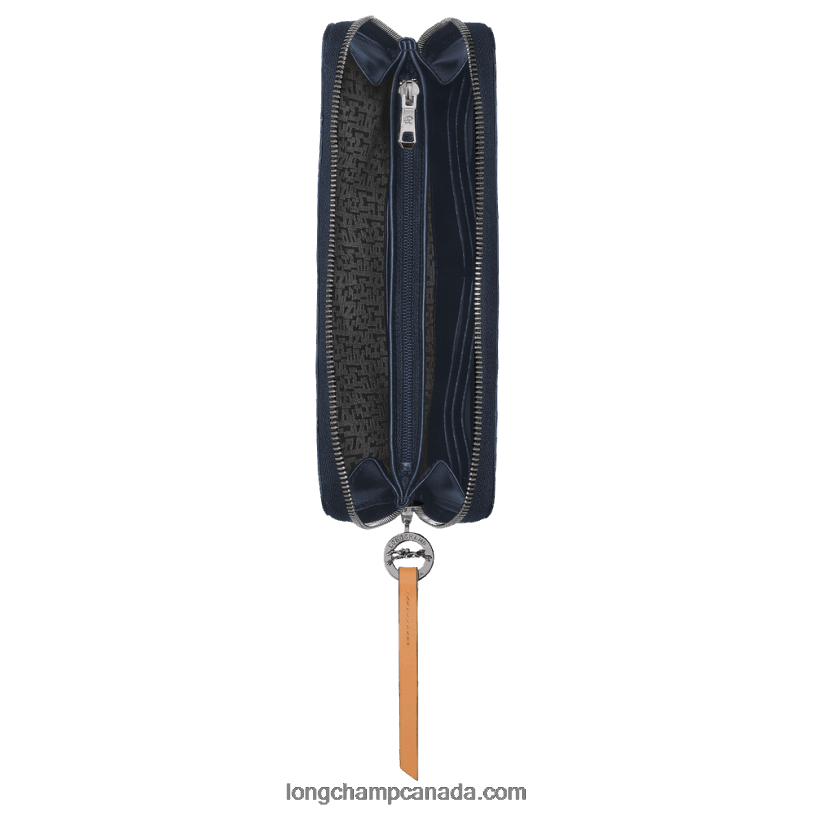 Longchamp Le Pliage City Wallet with zip around VJ2H4552 Navy