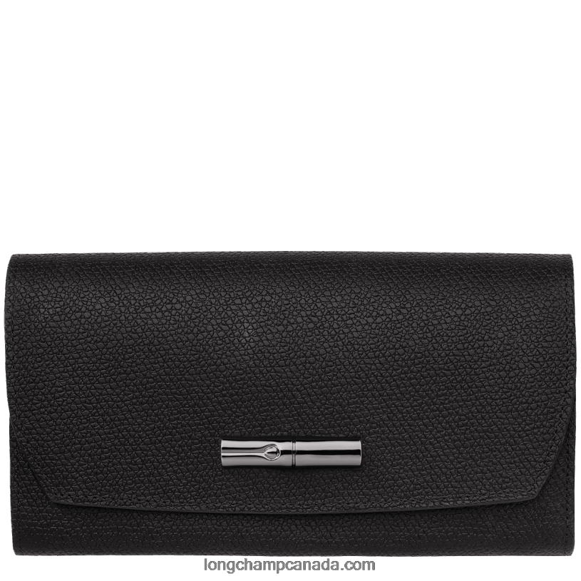 Longchamp Roseau Continental wallet VJ2H4587 Black