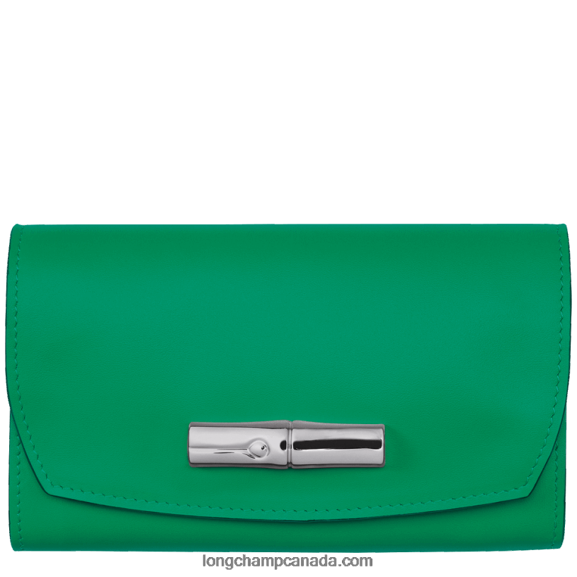 Longchamp Roseau Wallet VJ2H4563 Grass/Green Light